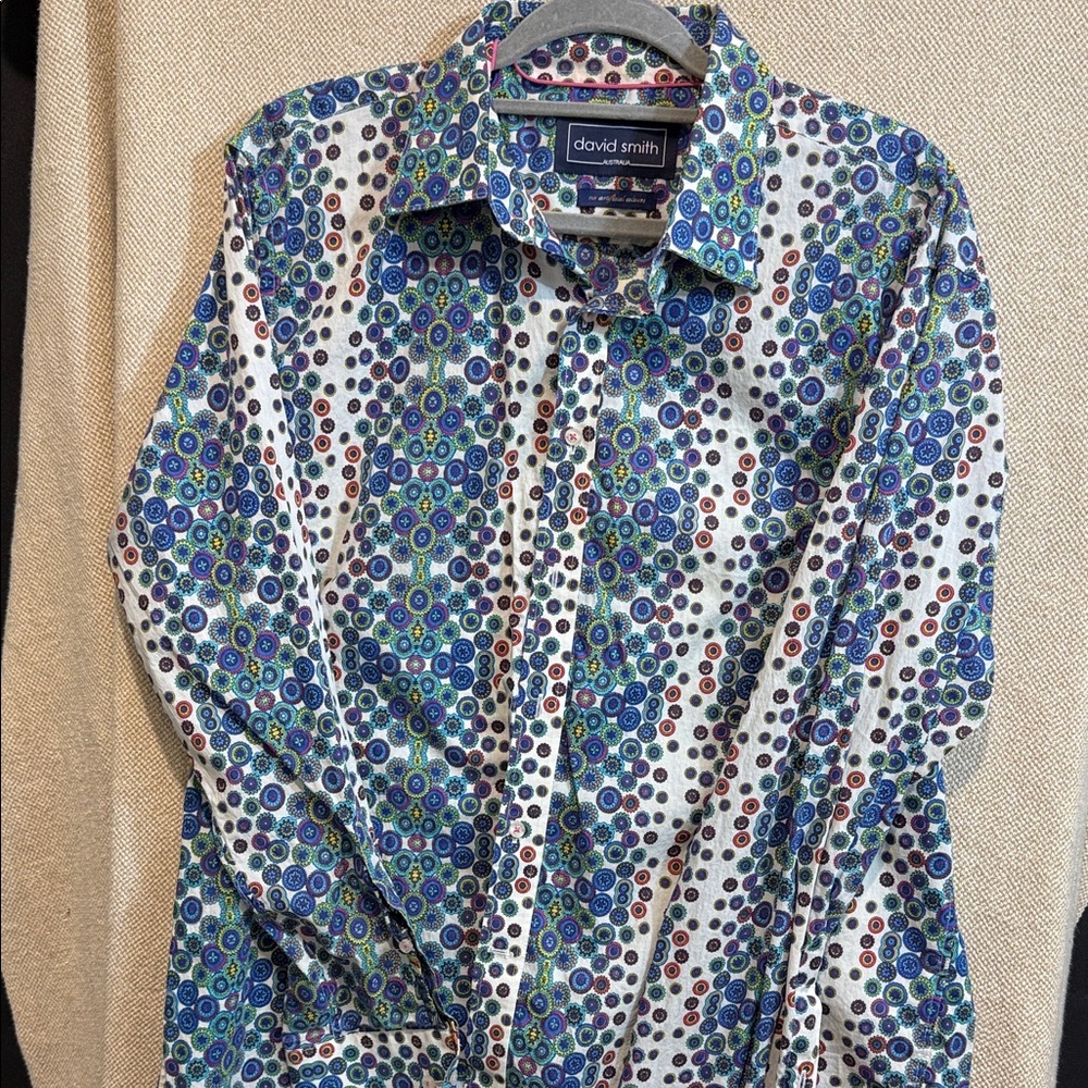 Men's Multicolor Casual Button Down Shirt